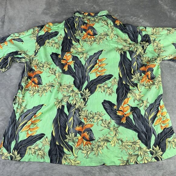 Speedo Swim Beach Cover‎ Up Womens Large Green Aquatic Floral Print Open Front - Picture 8 of 12